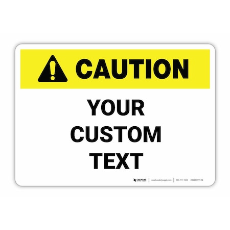 Nmc Caution Watch Your Step 7x10 Pressure Sensitive Vinyl GLOC203P